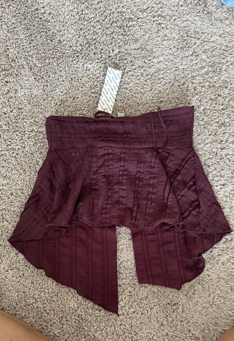 Urban Outfitters Halter Top Burgundy Sz S NWT